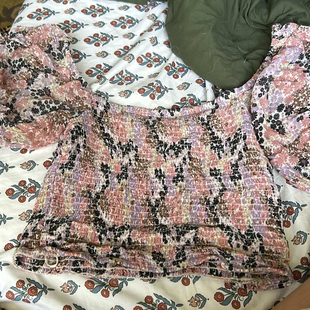 free people floral top